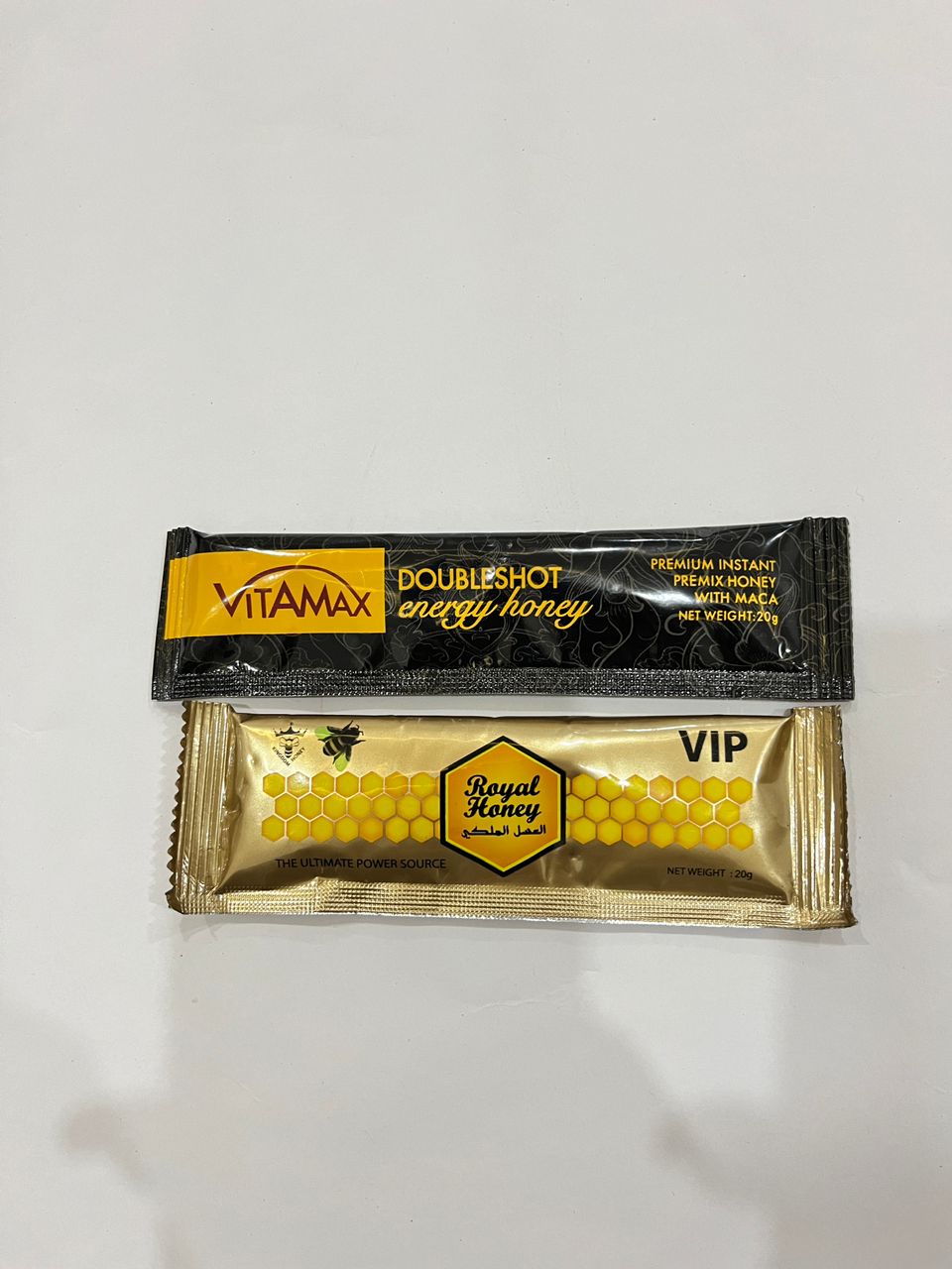 Vitamax Double Shot and Royal Honey VIP