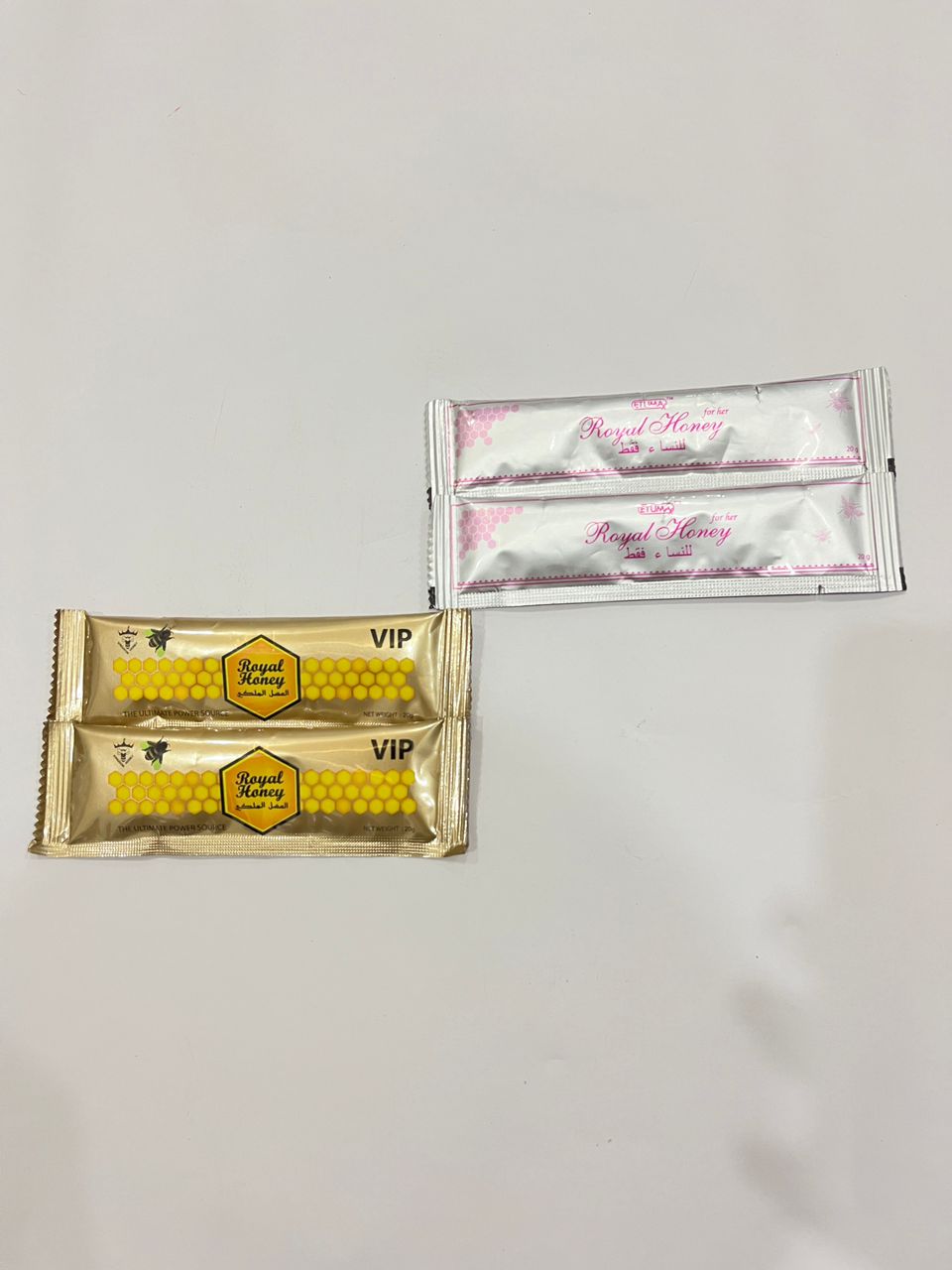 Royal Honey VIP and Royal Honey for Her ( 4 Sachets)